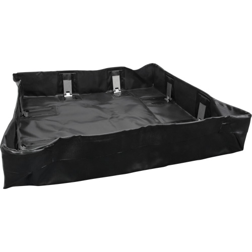 Berme repliable, Capacit&eacute; 90 gal. US, 4' la x 6' lo x 6" h, Support &agrave; encliqueter Oxymax Inc