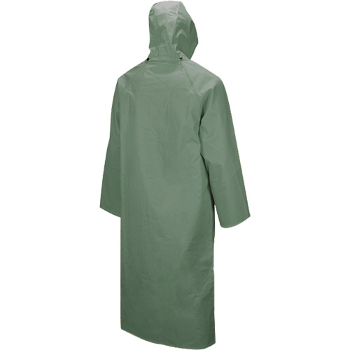 Manteau long avec capuchon d&eacute;tachable Hurricane 851, Petit, Vert Oxymax Inc
