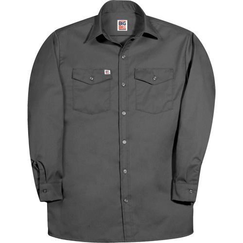 Premium Long-Sleeve Work Shirt, Men's, 2X-Large, Charcoal Oxymax Inc