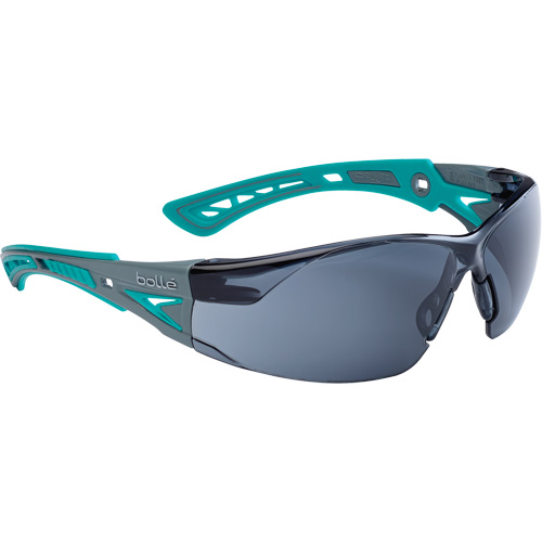 RUSH+ Small Safety Glasses, Smoke Lens, Anti-Fog/Anti-Scratch Oxymax Inc