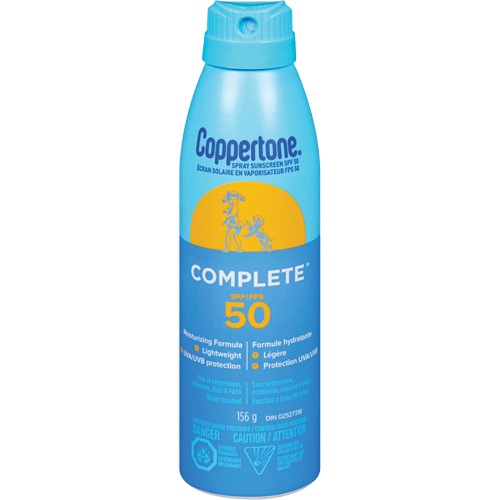 Protection solaire compl&egrave;te Coppertone, FPS 50, Vaporisateur Oxymax Inc