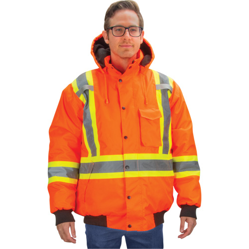 Waterproof 7-in-1 Winter Parka, High Visibility Orange, X-Large Oxymax Inc