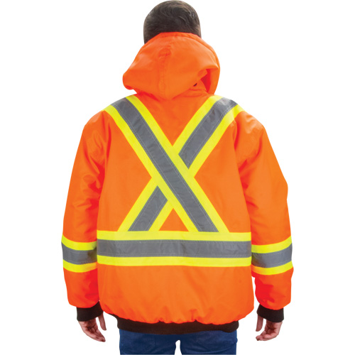 Waterproof 7-in-1 Winter Parka, High Visibility Orange, X-Large Oxymax Inc