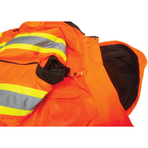 Waterproof 7-in-1 Winter Parka, High Visibility Orange, X-Large Oxymax Inc
