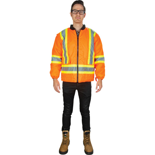 Waterproof 7-in-1 Winter Parka, High Visibility Orange, X-Large Oxymax Inc