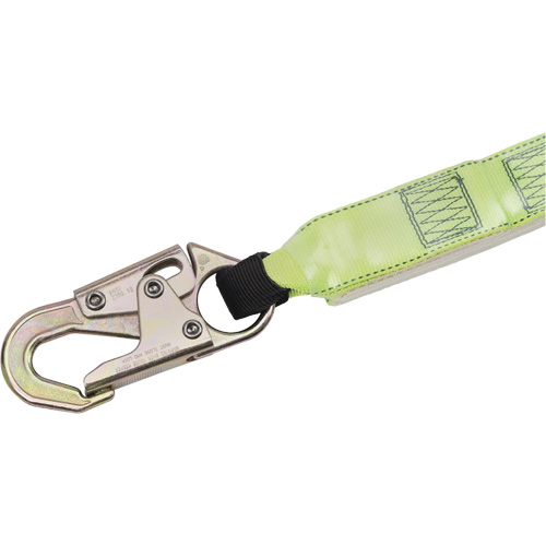 SA-64022-6 Shock Absorbing Lanyard, 6', Form Hook Center, Snap Hook Leg Ends, Polyester Oxymax Inc