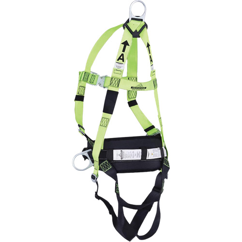 FBH10000L1020-S  Contractor Series Safety Harness with Positioning Belt, CSA Certified, Class ALP, Small Oxymax Inc