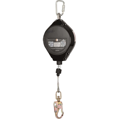 SRL-73302-60LE Cordage de s&eacute;curit&eacute; autor&eacute;tractable, 60', Acier galvanis&eacute;, Pivotant Oxymax Inc