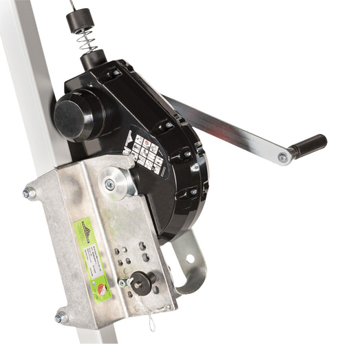 SRL-73303-60 Cable Self-Retracting Lifeline with Recovery, 60', Galvanized Steel, Swivel Oxymax Inc