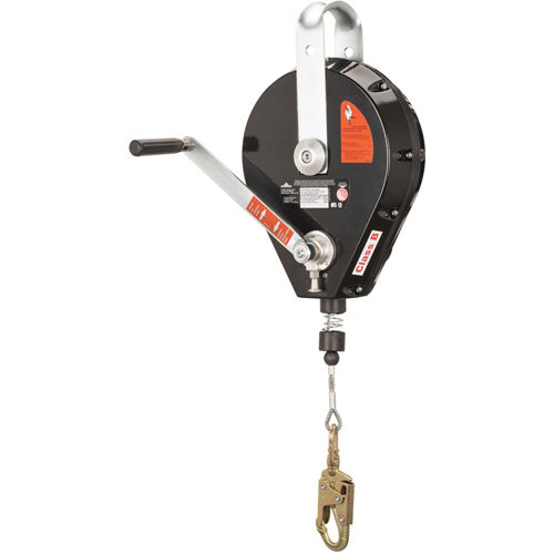 SRL-73303-96 Cable Self-Retracting Lifeline with Recovery, 96', Galvanized Steel, Swivel Oxymax Inc