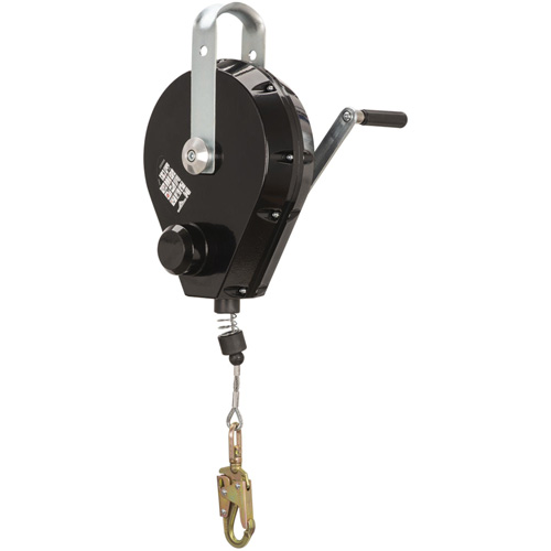 SRL-73303-96 Cable Self-Retracting Lifeline with Recovery, 96', Galvanized Steel, Swivel Oxymax Inc