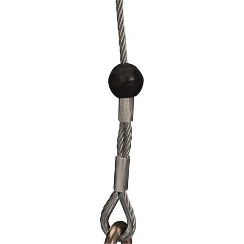 SRL-73303-96 Cable Self-Retracting Lifeline with Recovery, 96', Galvanized Steel, Swivel Oxymax Inc