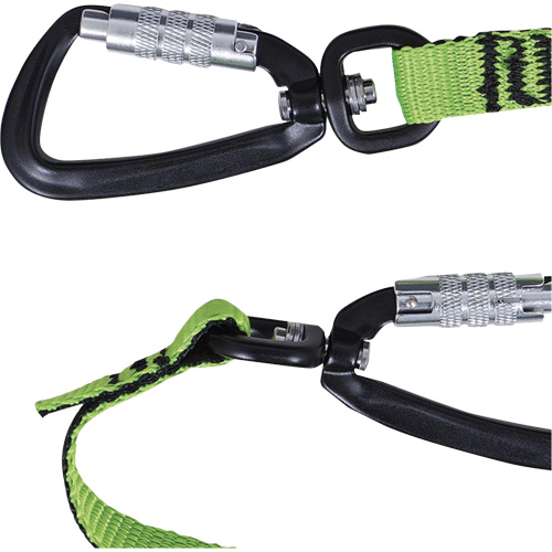 TT-9903-BULK Slim Line Tool Lanyard Box, Bungee, Dual Carabiner Oxymax Inc