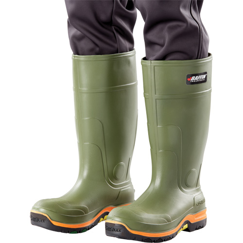 Bottes de s&eacute;curit&eacute; Hercules pour hommes, Polyur&eacute;thane thermique, Embout Aluminium, Pointure 4, Semelle R&eacute;sistant aux perforations Oxymax Inc