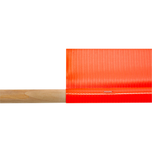 Drapeau de s&eacute;curit&eacute; routi&egrave;re, Mailles, Avec manche Oxymax Inc