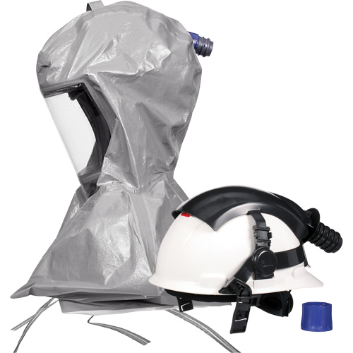 Cagoule Versaflo s&eacute;rie S S-867 avec voile interne &agrave; coutures scell&eacute;es et casque, Standard, Casque rigide, Bavette Simple Oxymax Inc