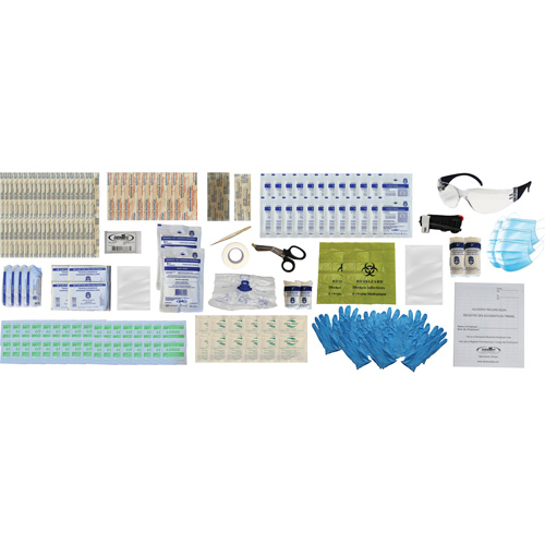 Shield First Aid Kit, British Columbia/Meets CSA Z1220-17 Type 2 Low-Risk Environment, Medium (26-50 Workers) Oxymax Inc