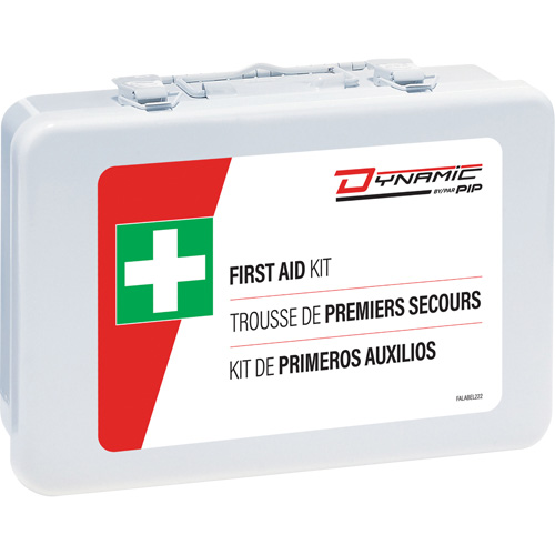 Trousse de premiers soins Dynamic, R&eacute;pond ou surpasse la norme CSA Z1220-24 type 2 environnements &agrave; faible risque, Petit (2-25 travailleurs) Oxymax Inc