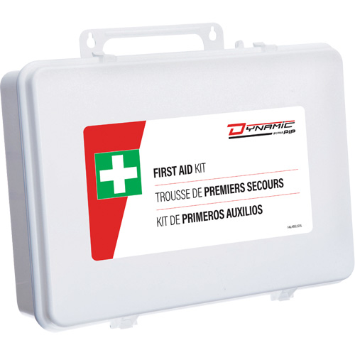 Trousse de premiers soins Dynamic, R&eacute;pond ou surpasse la norme CSA Z1220-24 type 3 environnements &agrave; haut risque, Petit (2-25 travailleurs) Oxymax Inc