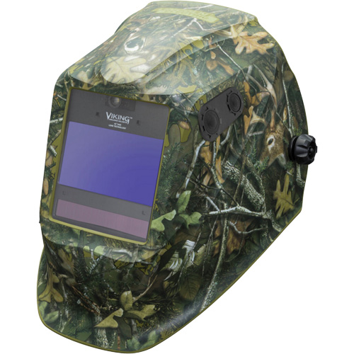 Masque de soudage VIKING 2450 s&eacute;rie ADV White Tail Camo, 3,82" lo x 2,44" la Champ de vision, Teinte 5 - 13 Oxymax Inc