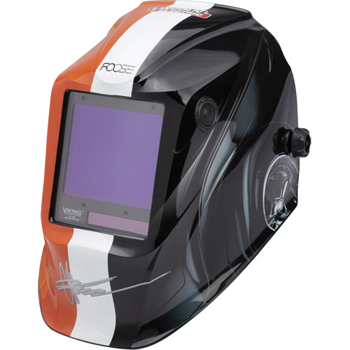 VIKING  3350 Foose Monarch Welding Helmet, 3.74" L x 3.34" W View Area, 5 - 13 Shade Range Oxymax Inc