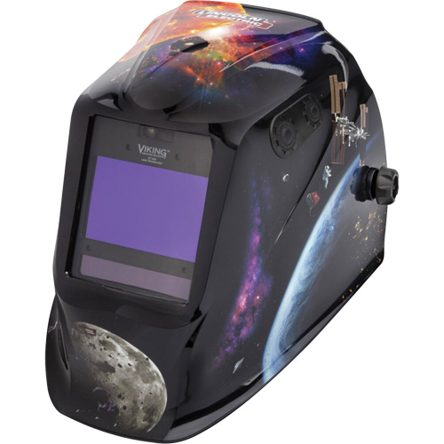 VIKING 2450 ADV Series Intergalactic Helmet, 3.82" L x 2.44" W View Area, 5 - 13 Shade Range Oxymax Inc
