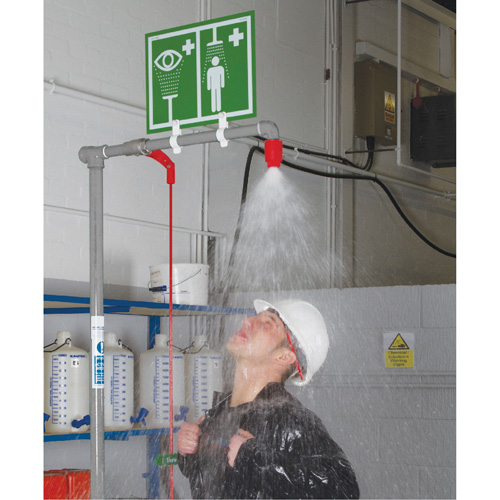 Douche combin&eacute;e avec cuvette ferm&eacute;e en ABS et entr&eacute;e sup&eacute;rieure, Socle Oxymax Inc