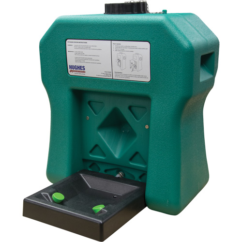 Portable Self-Contained Eyewash Station, Gravity-Fed, 16 gal. Capacity, Meets ANSI Z358.1 Oxymax Inc