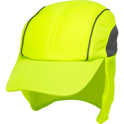 Chapeaux de refroidissement avec voiles pour le cou, Lime haute visibilit&eacute; Oxymax Inc