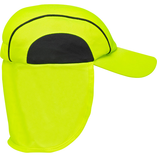 Chapeaux de refroidissement avec voiles pour le cou, Lime haute visibilit&eacute; Oxymax Inc