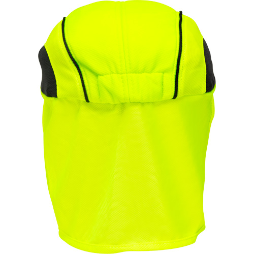 Chapeaux de refroidissement avec voiles pour le cou, Lime haute visibilit&eacute; Oxymax Inc