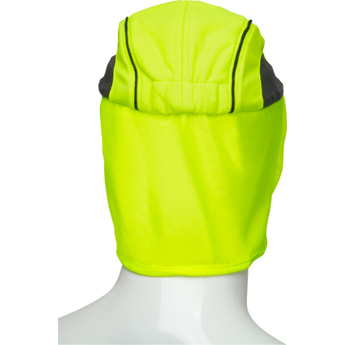 Chapeaux de refroidissement avec voiles pour le cou, Lime haute visibilit&eacute; Oxymax Inc