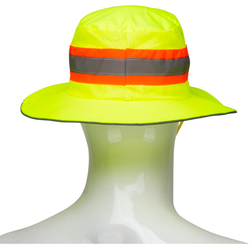 Chapeau de p&ecirc;cheur &agrave; refroidissement par &eacute;vaporation, Lime haute visibilit&eacute; Oxymax Inc