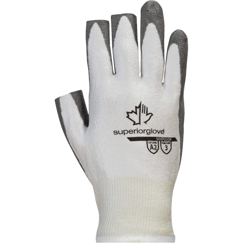 Gants &agrave; doigt ouvert Superior Touch SSXPU3OF, Taille 6, Calibre 13, Rev&ecirc;tement Polyur&eacute;thane, Enveloppe en Dyneema, ASTM ANSI niveau A2 Oxymax Inc
