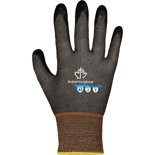 Gants ultra-minces r&eacute;sistants &agrave; la coupe S21TAXRFN , Taille 5, Calibre 21, Rev&ecirc;tement Mousse de nitrile, Enveloppe en TenActiv, ASTM ANSI niveau A5 Oxymax Inc