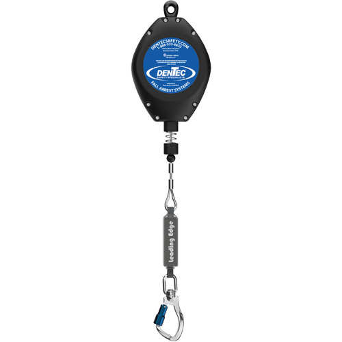 Self-Retracting Lifeline, 50', Galvanized Steel, Swivel Oxymax Inc