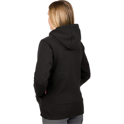 Chandail &agrave; capuchon chauffant M12 avec pile, Femmes, Moyen, Noir, Poly-coton Oxymax Inc