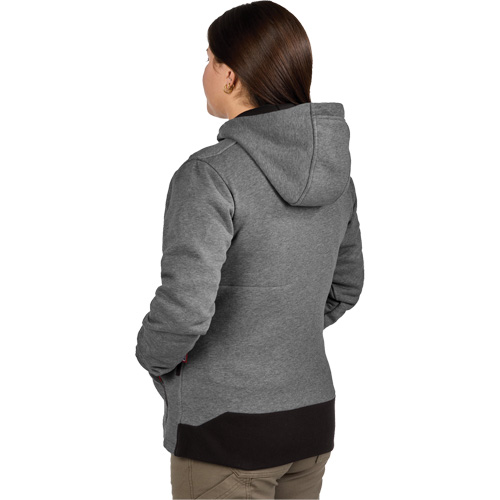 M12 Heated Hoodie with Battery, Women's, X-Large, Grey, Poly-Cotton Oxymax Inc