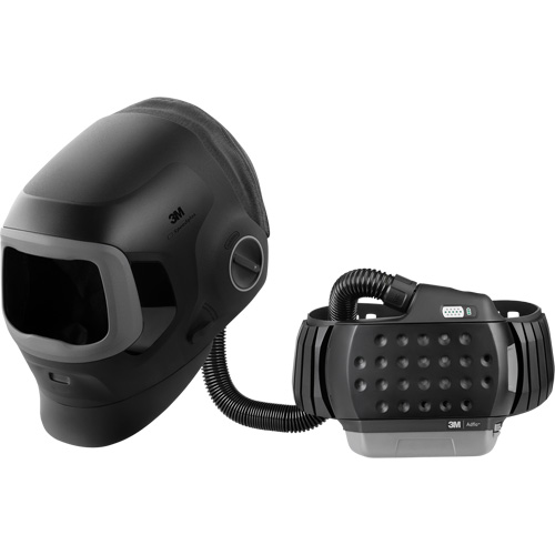 Casque de soudage Speedglas G5-03 Pro-Air avec syst&egrave;me de respirateur d'&eacute;puration d'air propuls&eacute; Adflo — SANS filtre autoassombrissant, Masque de soudage, Pile Lithium-ion Oxymax Inc
