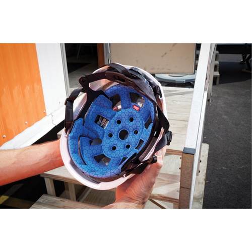 BOLT Safety Helmet Cooling Liner, Blue Oxymax Inc