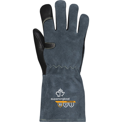 Gants de soudage MIG Endura 398KGLBGL, Cuir fleur de vache, Taille T-petit Oxymax Inc