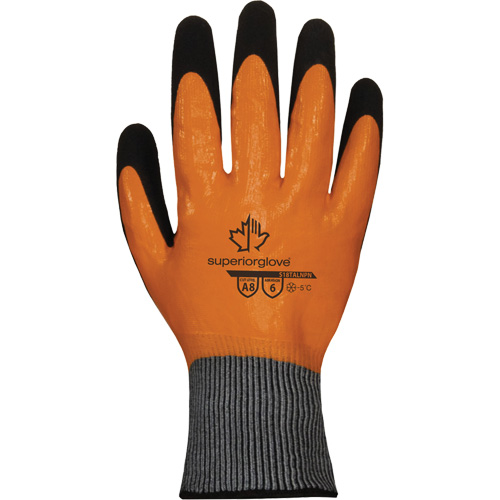 Gants d'hiver r&eacute;sistants &agrave; la coupe Dexterity S18TALNPN, Taille 7, Calibre 18, Rev&ecirc;tement Nitrile, Enveloppe en TenActiv, ASTM ANSI niveau A8 Oxymax Inc