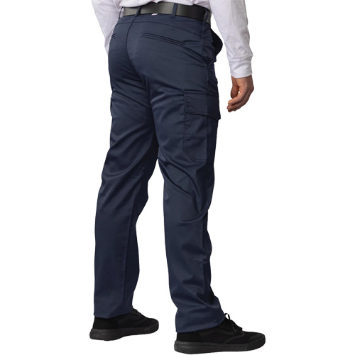Big Flex Cargo Pants, Poly-Cotton/Spandex, Navy Blue, Size 54 Oxymax Inc