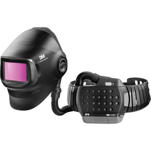 Masque de soudage &agrave; usage intensif Speedglas G5-01 avec syst&egrave;me de respirateur d'&eacute;puration d'air propuls&eacute; Adflo, Masque de soudage, Pile Lithium-ion Oxymax Inc