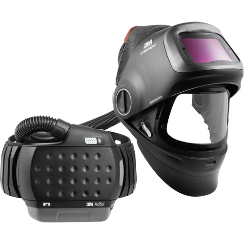Masque de soudage &agrave; usage intensif Speedglas G5-01 avec syst&egrave;me de respirateur d'&eacute;puration d'air propuls&eacute; Adflo, Masque de soudage, Pile Lithium-ion Oxymax Inc