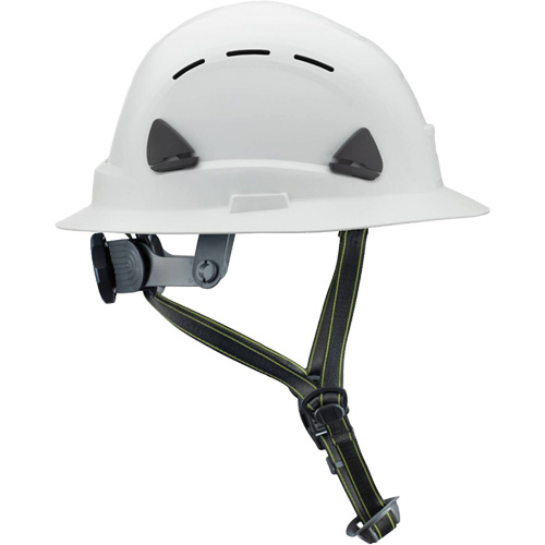 Fibre Metal Climbing Style Helmet with Full Brim, Meets CSA Type 2, Ratchet Suspension, Vented Oxymax Inc