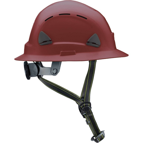 Fibre Metal Climbing Style Helmet with Full Brim, Meets CSA Type 2, Ratchet Suspension, Vented Oxymax Inc