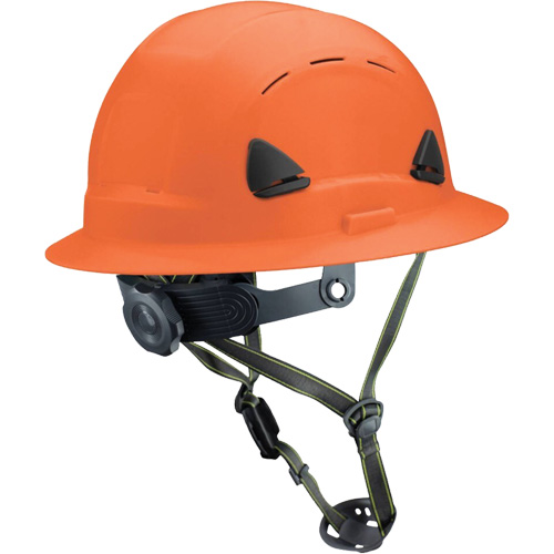 Fibre Metal Climbing Style Helmet with Full Brim, Meets CSA Type 2, Ratchet Suspension, Vented Oxymax Inc