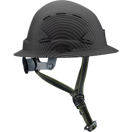 Fibre Metal Climbing Style Helmet with Full Brim, Meets CSA Type 2, Ratchet Suspension, Vented Oxymax Inc