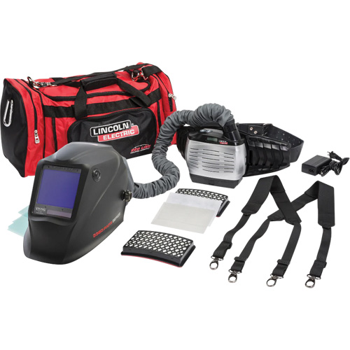 APR motoris&eacute; auto-assombrissant VIKING 3350 XG avec batterie &eacute;tendue, Masque de soudage, Pile Lithium-ion Oxymax Inc